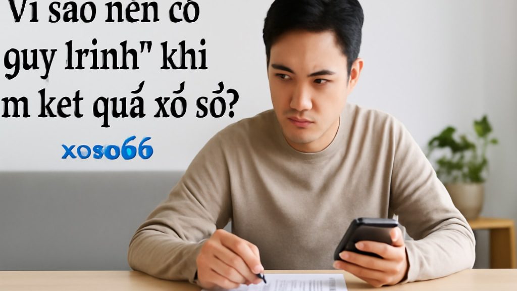 Minh họa: Vì sao nên có “quy trình” khi xem kết quả xổ số?